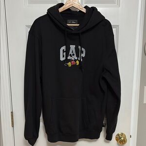 GAP Black Hoodie with Disney Design